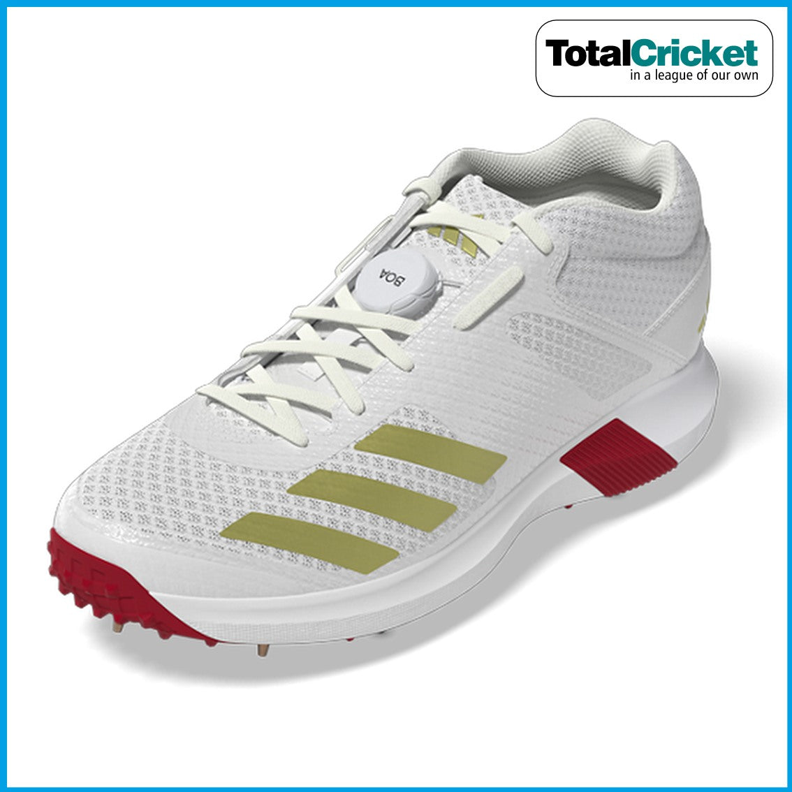 Adidas 2025 Adipower BOA DISC Vector Mid Cricket Shoe