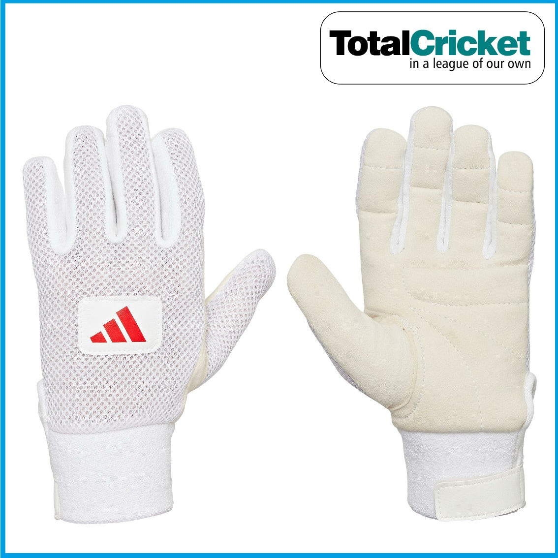 ADIDAS 2025 INCURZA 2.0 HALF CHAMOIS WICKET KEEPING INNER GLOVES