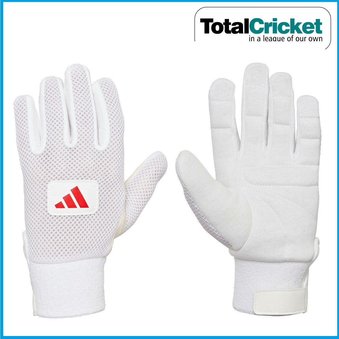 ADIDAS 2025 INCURZA 3.0 FULL COTTON WICKET KEEPING INNER GLOVES