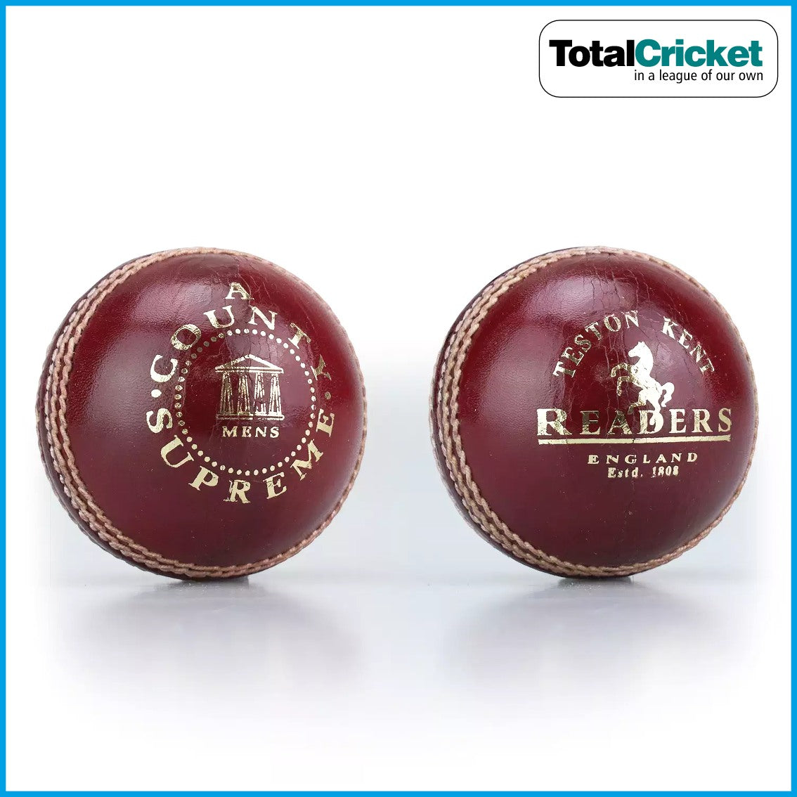 Readers County Supreme Red Cricket Ball
