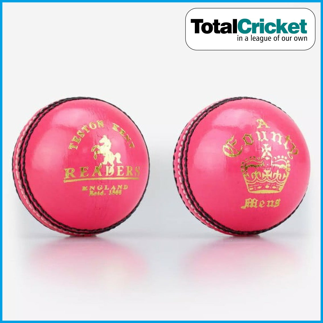 Readers County Crown Pink 2023 Cricket Ball.