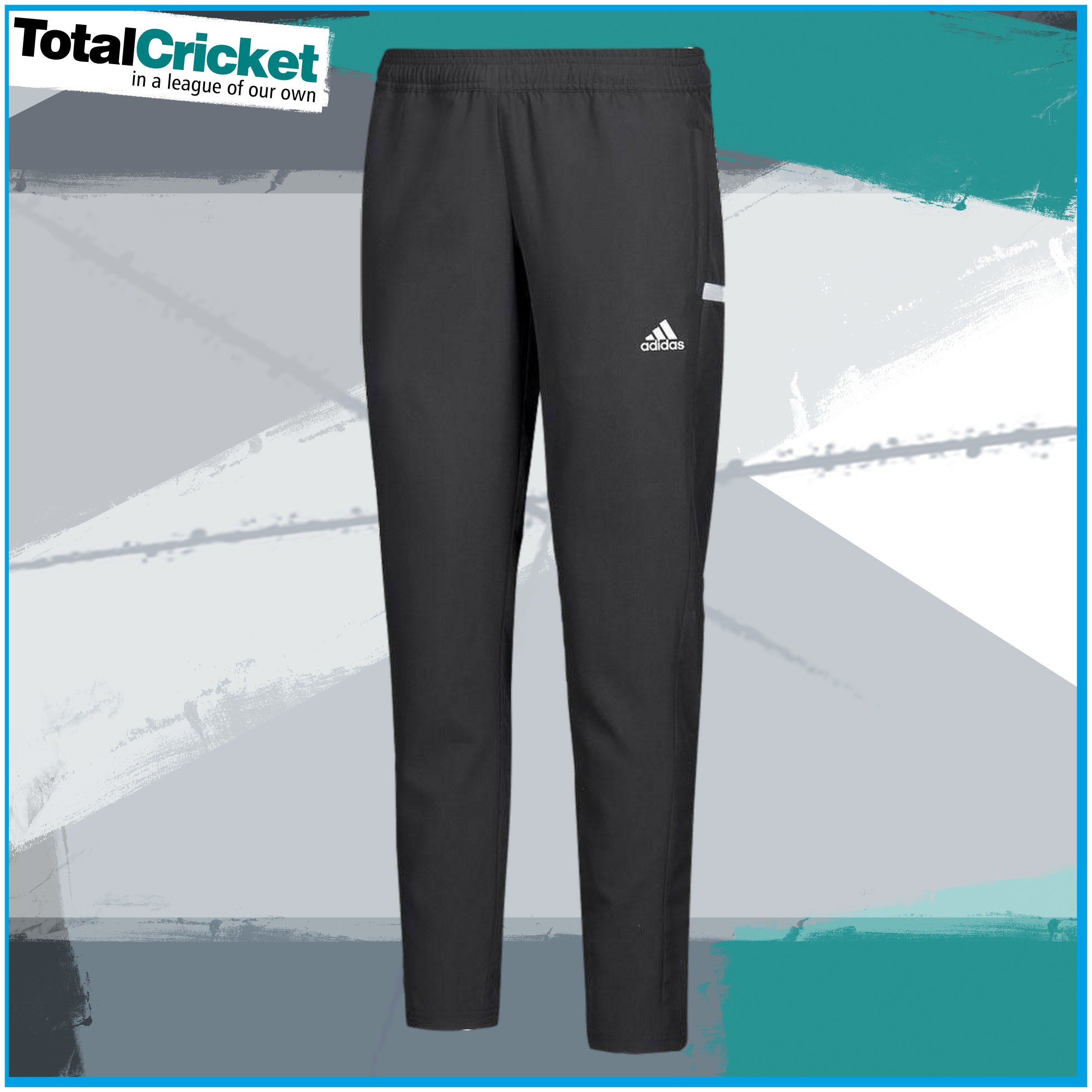 Adidas T19 Mens Woven Pant Black/White