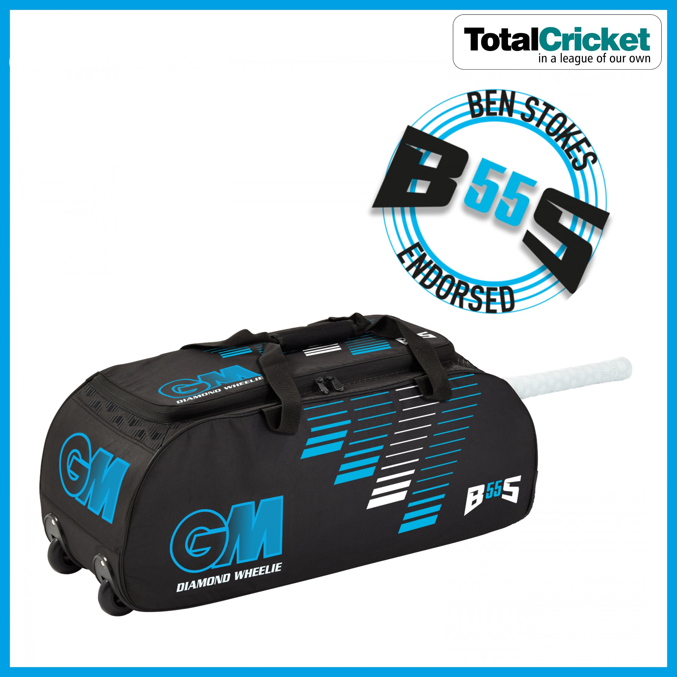 GM Diamond 606 Wheelie Bag (BLACK)
