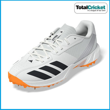 ADIDAS 2026 22YDS WHITE CRICKET SPIKE BOOTS