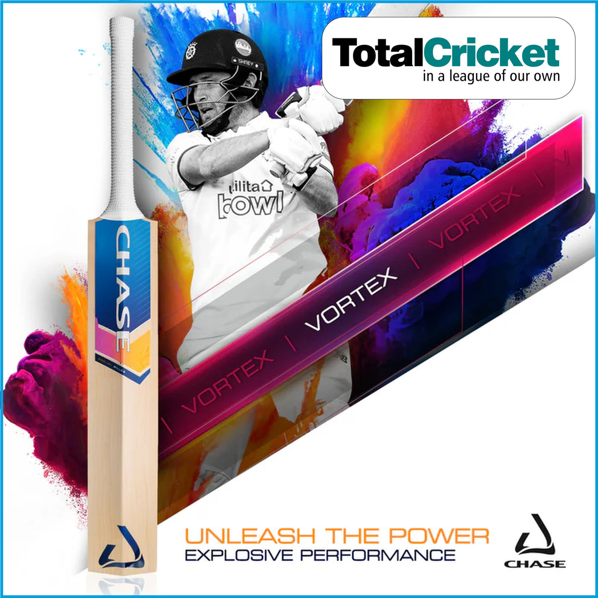CHASE 2026 VORTEX SELECT PERFORMANCE S/H BAT – TotalCricket