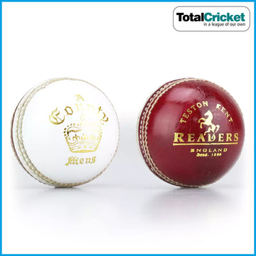 Readers County Crown Red/White Cricket Ball