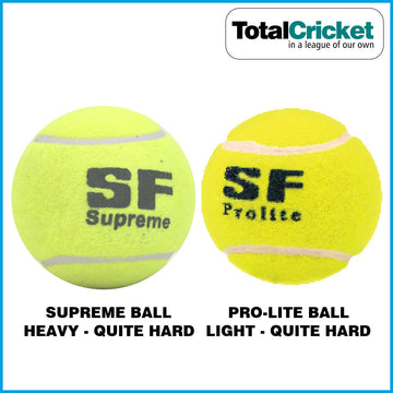 SF 2024 SUPREME AND PROLITE CRICKET TENNIS BALLS