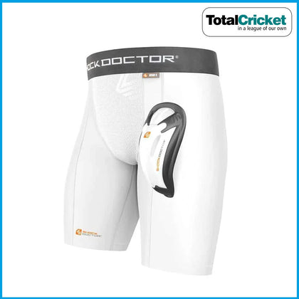 Coque Shock Doctor 235 AirCore – Large, Blanche, Pour Football (coque Seulement)