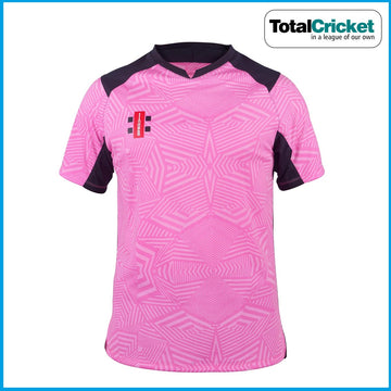 Gray Nicolls 2025 Pro T20 Short Sleeve Adult Shirt Pink/Black