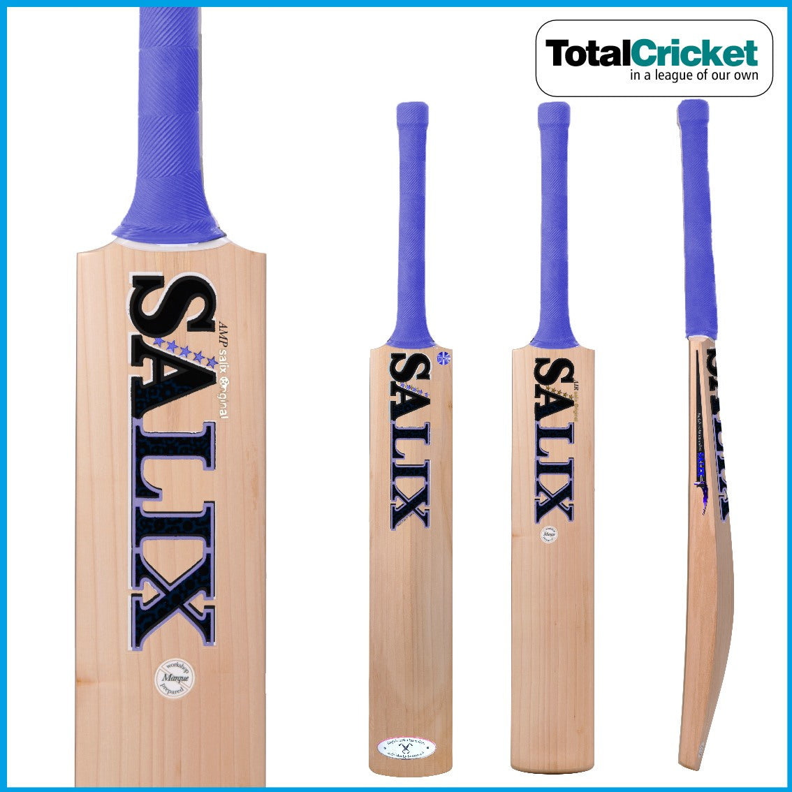 Middle Practise Bat SALIX 2026 AIR ALBA BLUE EDITION GRADE 2 S/H BAT - LOW MIDDLE EXCLUSIV ...