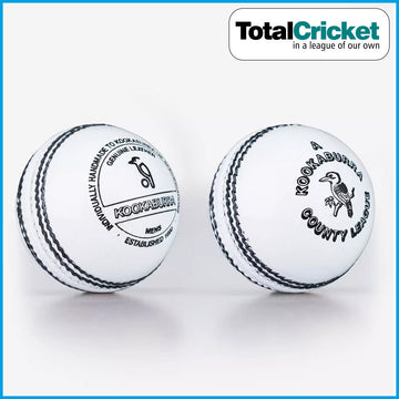 Kookaburra 2025 County League WHITE Mens and Ladies Cricket Ball