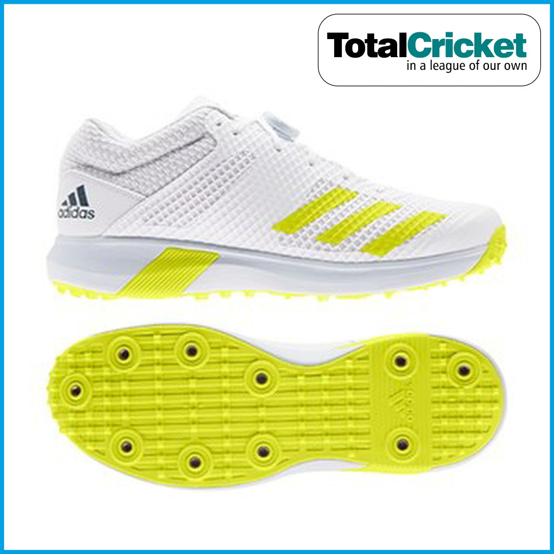Adidas Adipower BOA DISC Vector Mid Cricket Shoe TotalCricket